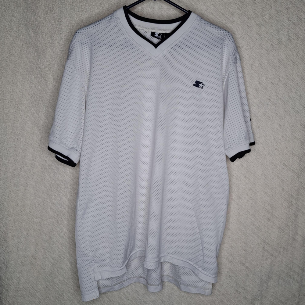 Vintage Starter Men's White Mesh Shirt